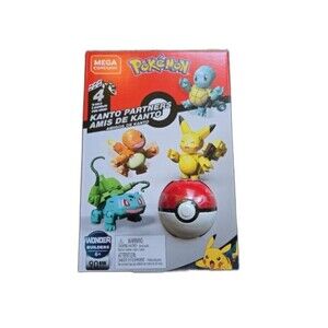 Pokémon Kanto Partners Mega Construx Set (NEW, Factory Sealed) Pikachu & more